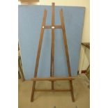 A pine school easel