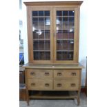 An Edward VII oak bookcase