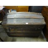 An early 20th Century steamer trunk