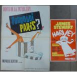 An early 1960's lithograph film poster, Pourquois,