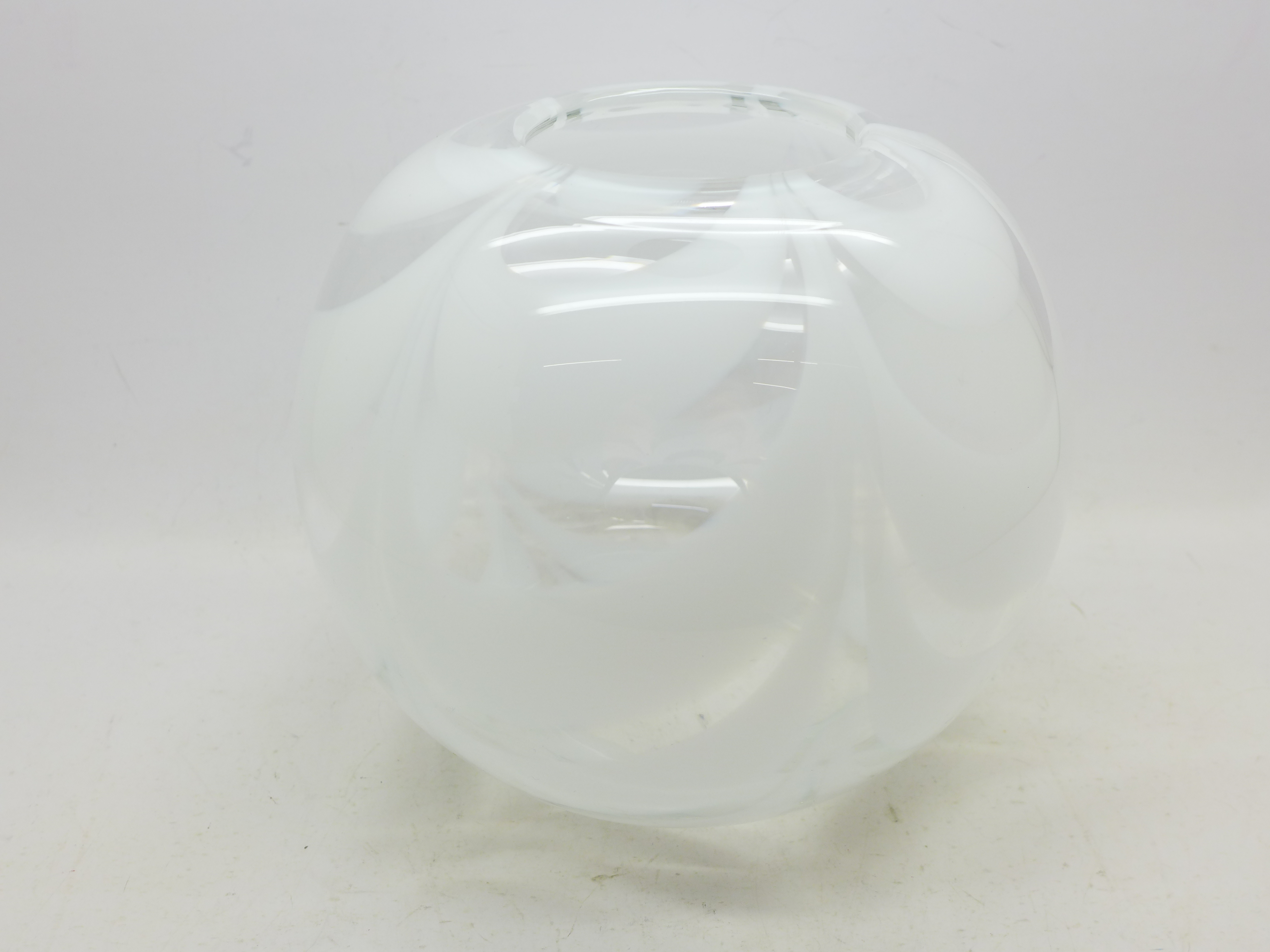 A studio glass vase,