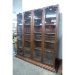 A Victorian mahogany four door bookcase