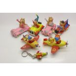 Six Corgi model vehicles, Noddy,