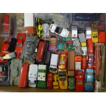 Matchbox, Burago and other die-cast vehicles and a Batman Movie Car,