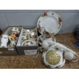 Royal Albert Old Country Roses china and telephone