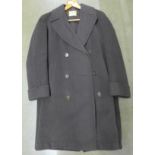 A gentleman's double-breasted overcoat, fabric by Crombie,