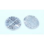 Two Edward I silver pennies,