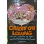 An original Carry On Loving film poster