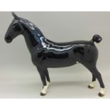 A Beswick horse, model 1361, Hackney, a/f,