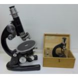 Two microscopes, J.