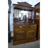 An Edward VII mahogany mirrorback sideboard