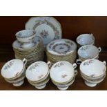 A Copeland Spode tea service for Waring & Gillow, thirteen cups, sixteen saucers,