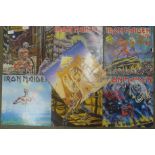 Six Iron Maiden albums and a maxi single