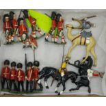 Britains soldiers and horse figures