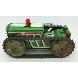 A Marx clockwork tin-plate model tractor,