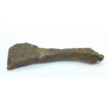 A small Viking axe head, c.