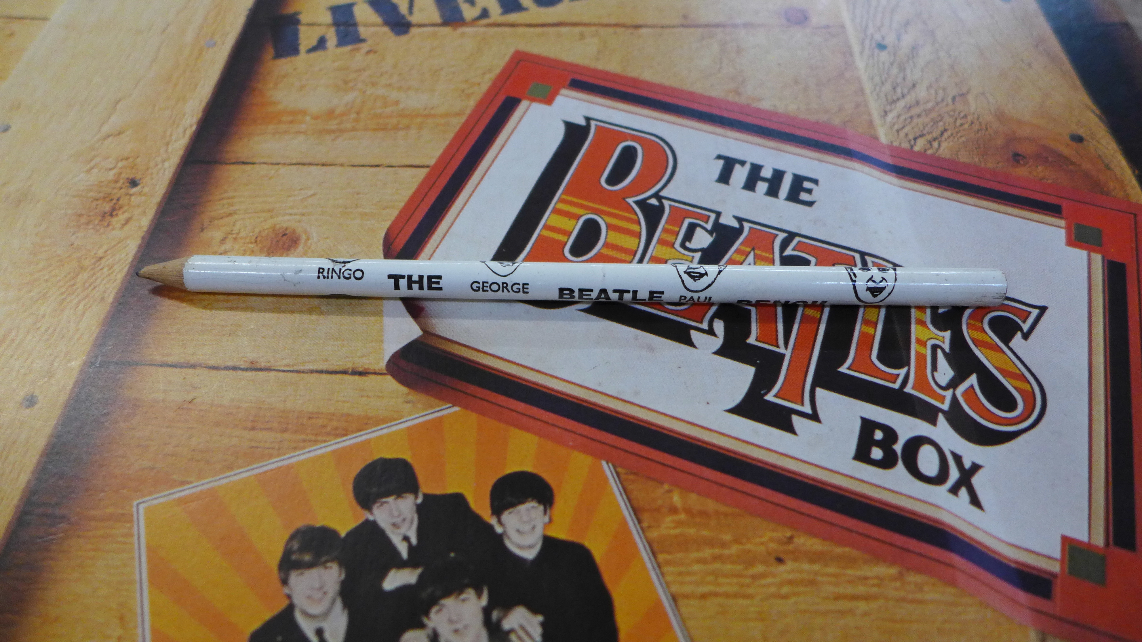 The Beatles Box 'From Liverpool' LP record set, a Lennon and Harrison DVD, - Image 3 of 3