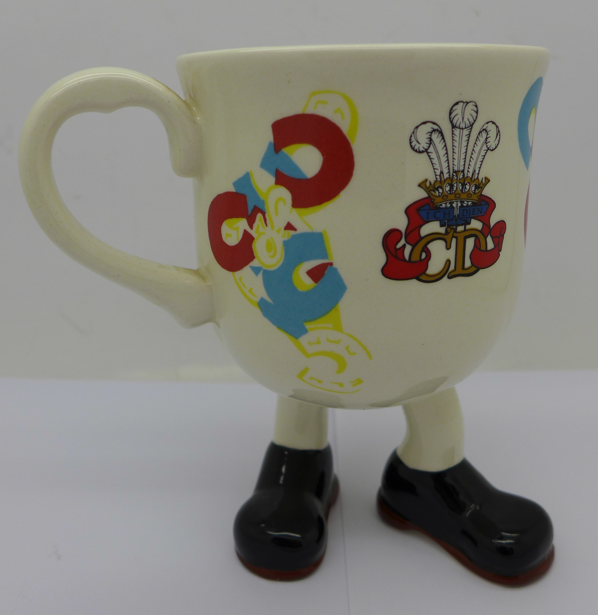 A Carlton ware commemorative novelty mug