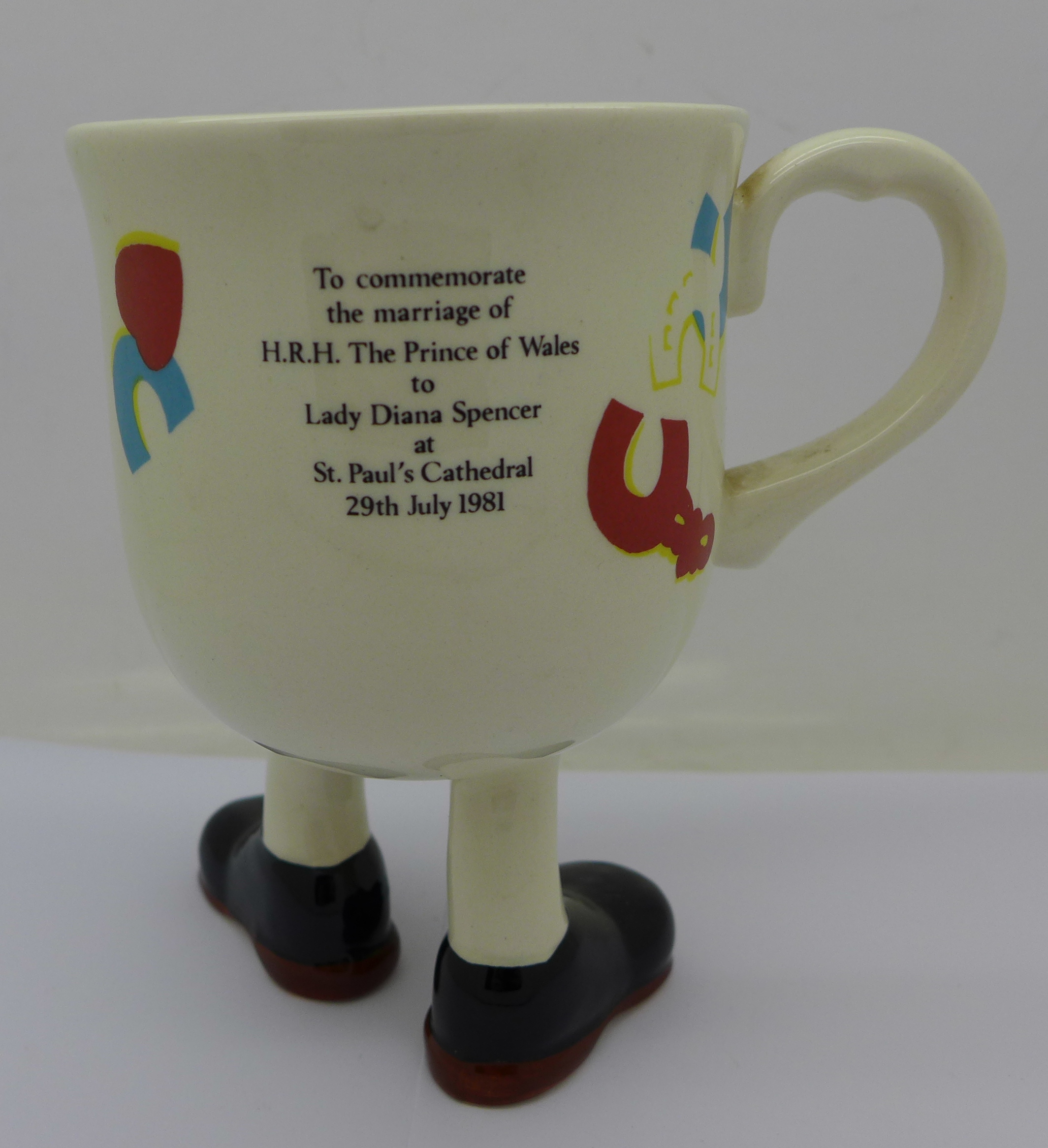 A Carlton ware commemorative novelty mug - Image 2 of 3