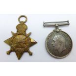 A pair of WWI medals to S/S M.C.A. Waldek S.A.S.C. and Pte. C.A.