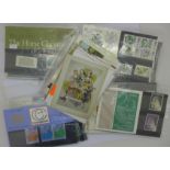 Thirty-two Royal Mail mint stamps,