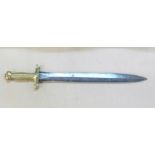 A French Talabot, Paris, short sword, blade 48.