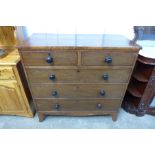 A George IV mahogany chest of drawers
