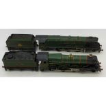 Two Meccano Hornby Dublo model railway locomotives,