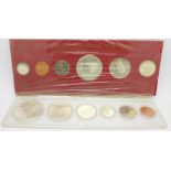 Two Canadian coin sets,