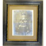 A framed and signed photograph of Herman Goering,