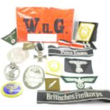 A collection of German reproduction militaria