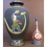 An Imari bottle vase, 19cm,