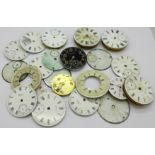 Pocket watch movements and dials