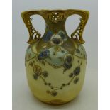An R St K Turn-Teplitz Bohemia Austria amphora vase,