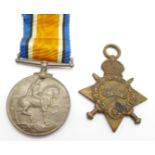 A pair of WWI medals to Pte. D.M. Greig 6th D.M.R.