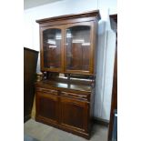 A Victorian style mahogany bookcase