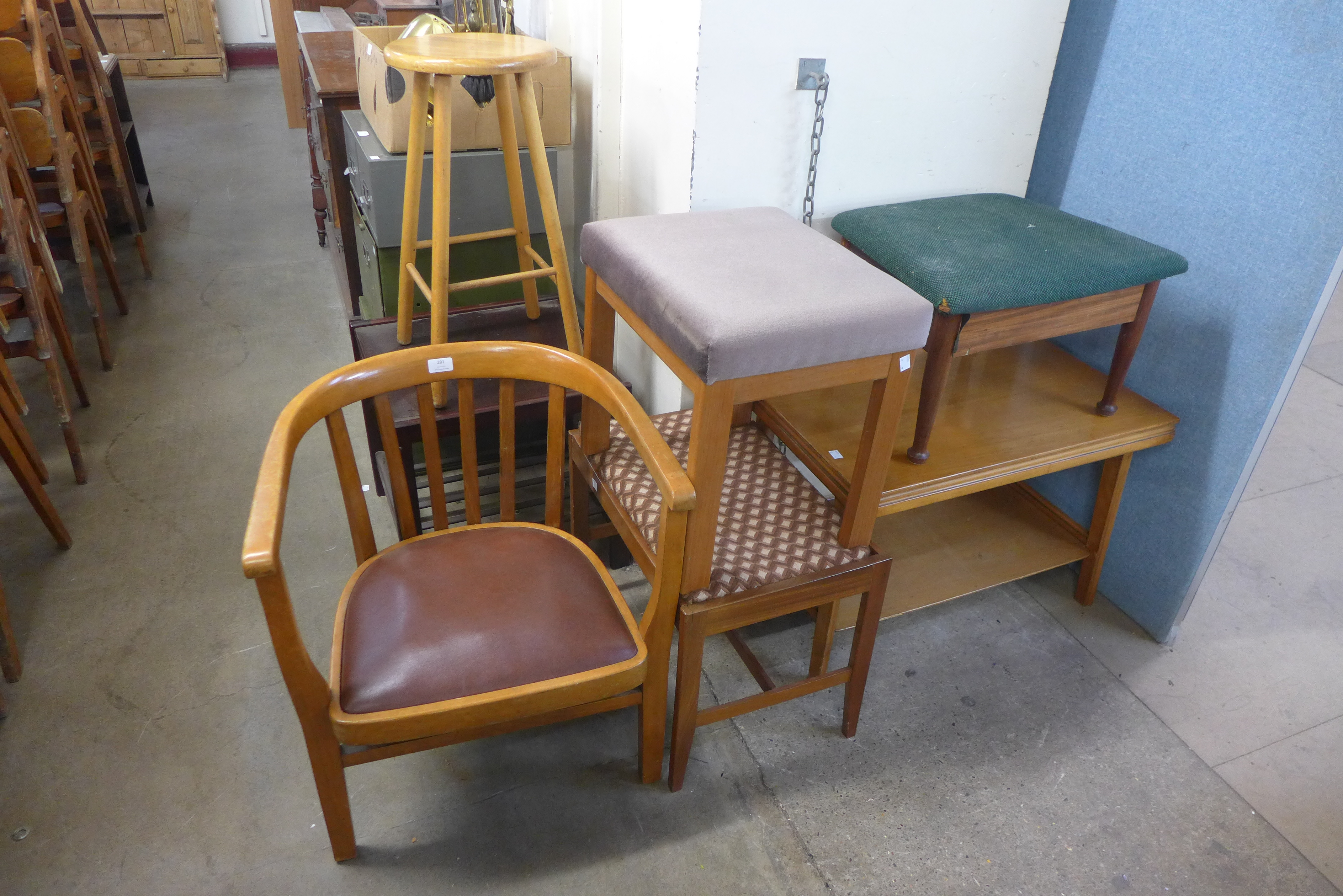 Assorted stools,