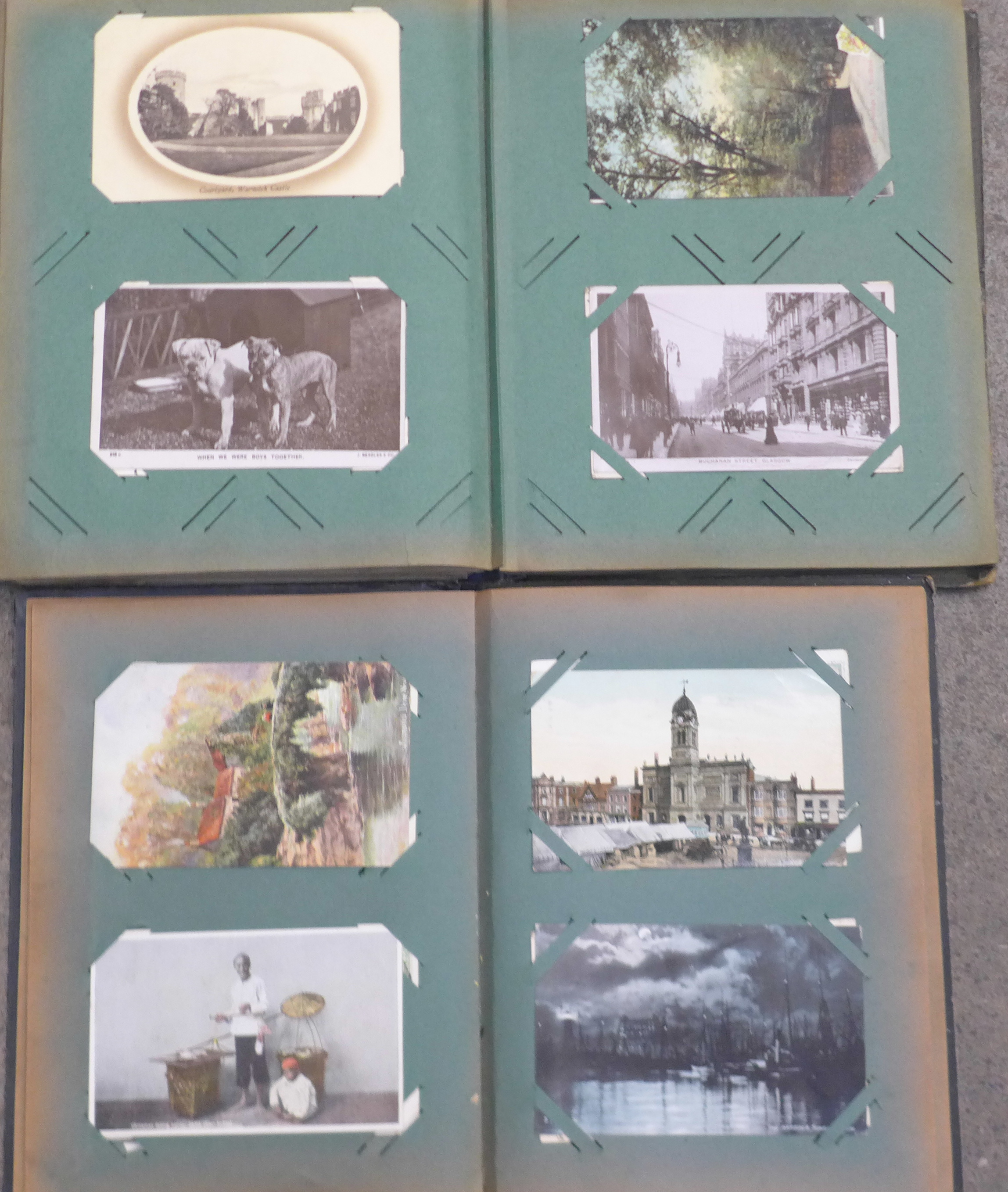 Two albums of approximately 200 Edwardian and later postcards - Image 3 of 3