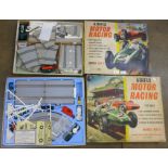 Two Airfix motor racing sets, M.R.7 and M.R.11, M.R.