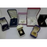 Silver jewellery,