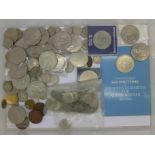 British coins including half silver,