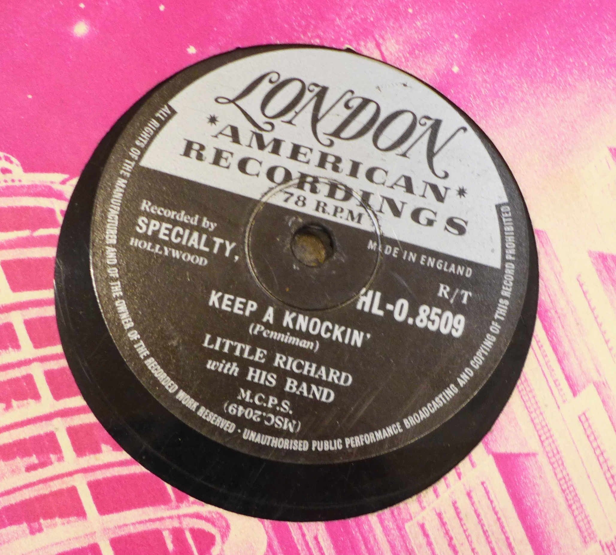 A collection of 78rpm records, rock 'n' roll, including Elvis Presley, Jerry Lee Lewis, - Image 2 of 2