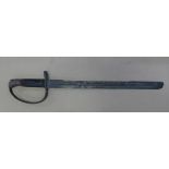 A German saw back bayonet,