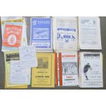 Seventy-seven 1950's to 1970's non-league football programmes