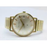 A 9ct gold Mappin & Webb wristwatch,