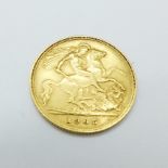 A 1905 half sovereign