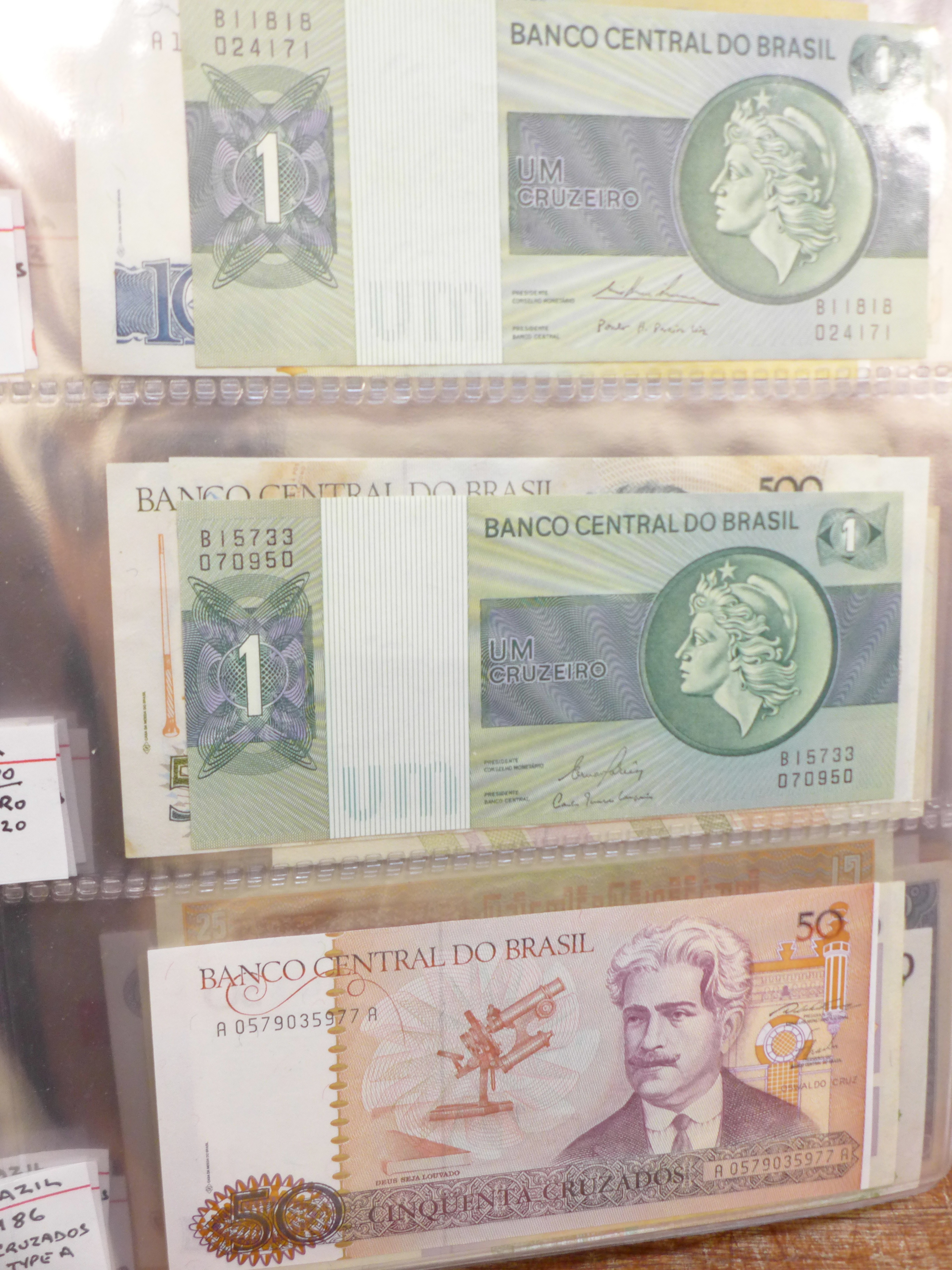 A large collection of foreign banknotes, - Image 3 of 6