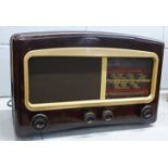A Cossor 501 Bakelite radio,