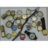 A collection of wristwatches