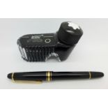 A Mont Blanc pen, Meisterstuck Pix with Mont Blanc ink,